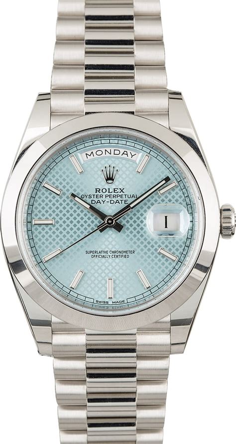 blue presidential rolex